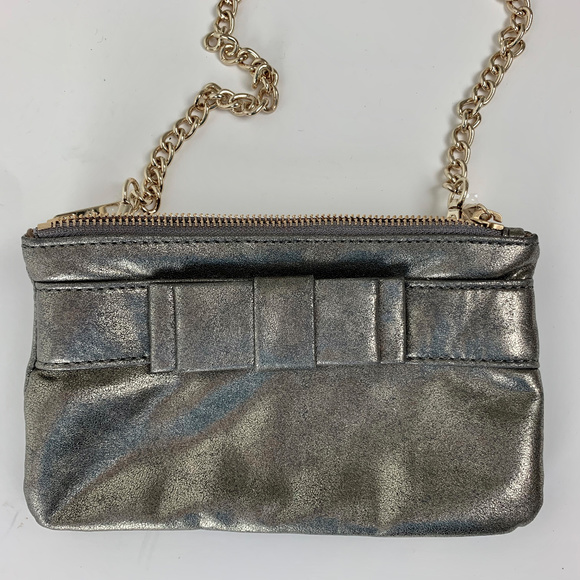 Ann Taylor Handbags - Ann Taylor Small Metallic handbag/clutch